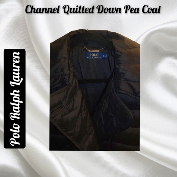 Polo Ralph Lauren Channel Pea Coat NWOT - Picture 2 of 5
